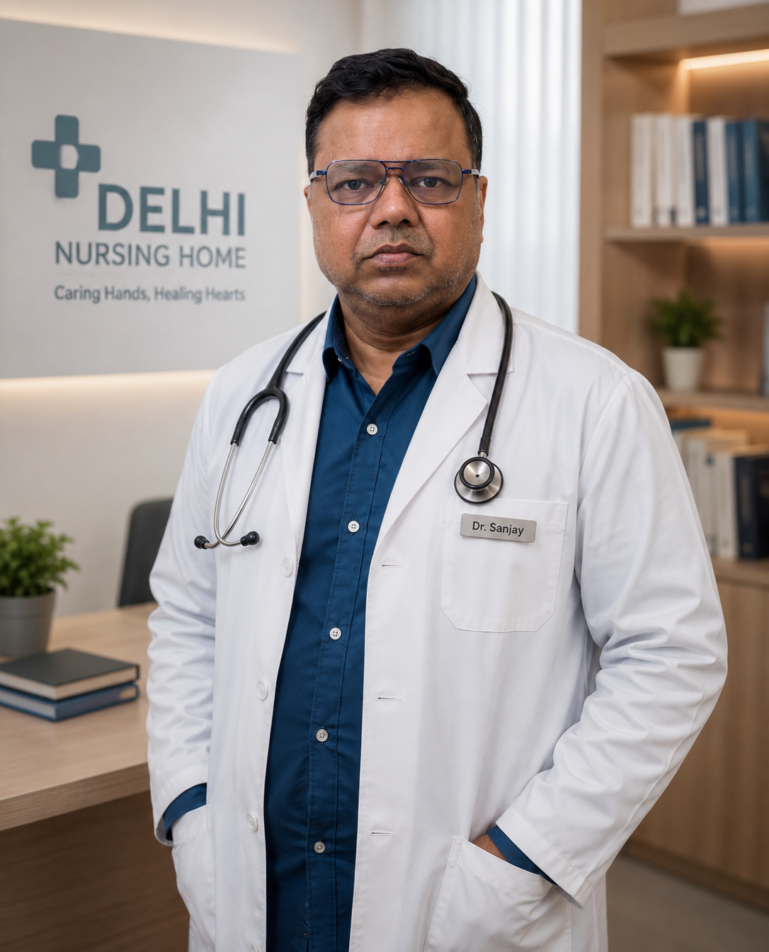 Dr. Sanjay Garg in a medical setting